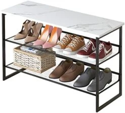 Garden 4 You 4-Tiers Shoe Storage Freestanding Organizer Modern 25.2 In Tilting Adjustable Shoe Rack, Stable, Durable For High Heels, Entryways, Hallways, Closets, Dormitory Rooms, Industrial, Brown 24 Garden 4 You 4-Tiers Shoe Storage Freestanding Organizer Modern 25.2 In Tilting Adjustable Shoe Rack, Stable, Durable For High Heels, Entryways, Hallways, Closets, Dormitory Rooms, Industrial, Brown -Amazon Store 41zCHn PDbL. AC