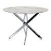 Milan Shrada Dining Table, White/Gray -Amazon Store 41zP1SBYOXL