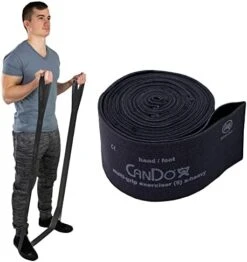 CanDo Multi-Grip 6 Foot Exercise Resistance Band With Hand/Foot Loops For Total Body Workouts, Training, Rehab, Stretching And Therapy -Amazon Store 41zmPo7GgyL. AC