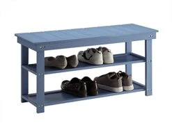 Convenience Concepts Oxford Utility Mudroom Bench, Blue -Amazon Store 41zmzBk4F1L