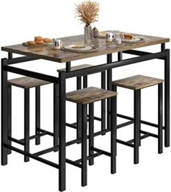 Dining Table Set For 4, 5 Pieces Kitchen Table And Chairs For Small Spaces, Bar Table And Chairs Set, Person Counter Height Table Set With 4 Chairs For Pub Restaurant Dinner Breakfast(White Statuario) 15 Dining Table Set For 4, 5 Pieces Kitchen Table And Chairs For Small Spaces, Bar Table And Chairs Set, Person Counter Height Table Set With 4 Chairs For Pub Restaurant Dinner Breakfast(White Statuario) -Amazon Store 41zv9PDS8qL. AC