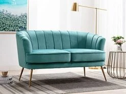 Altrobene Velvet Loveseat Couch Sofa Luxury Modern Comfy Tufted Couch Chesterfield 2 Person Couch For Living Room/Bedroom, Dark Teal 27 Altrobene Velvet Loveseat Couch Sofa Luxury Modern Comfy Tufted Couch Chesterfield 2 Person Couch For Living Room/Bedroom, Dark Teal -Amazon Store 51 8H0srLdS. AC