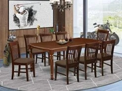 East West Furniture DONO9-LWH-W Dining Set, 9 Pieces -Amazon Store 51 QNX32RYL. AC