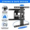 Mount Factory Heavy-Duty Full Motion TV Wall Mount - Articulating Swivel Bracket Fits Flat Screen Televisions From 42" To 70" (VESA 400 X 600 Compatible) - Tilt Swing Out Arm With 10' HDMI Cable -Amazon Store 5100S6tqBwS