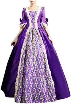JEGULV Victorian Gown Dress For Women, Women's Court Cosplay French Lolita Dress Halloween Princess Costume Renaissance Dress -Amazon Store 5106o5zAA1L. AC