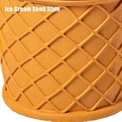 QQXX Simulated Food Footrest Stool, Resin Cartoon Garden Ottoman Foot Stool, Lightweight Creative Modern Accent Stool For Home Dining Room Decor (30x37cm(11.8x14.6), Ice Cream) -Amazon Store 510D7yQPGeL