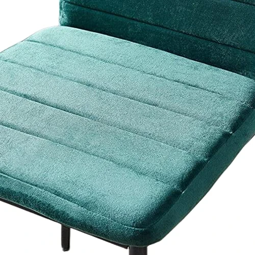 ROZHOME Dining Chair Set Of 4, Modern Kitchen Chairs Linen Side Chairs With Metal Legs And Frame (Green Velvet*4) 5 ROZHOME Dining Chair Set Of 4, Modern Kitchen Chairs Linen Side Chairs With Metal Legs And Frame (Green Velvet*4) - Image 3