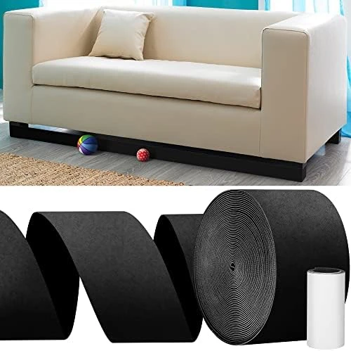 32.8 Feet Under Sofa Toy Blocker,Adjustable Gap Bumper,Sectional Connectors For Sliding Sofas,Bumper Guard For Avoid Things Sliding Under Couch & Furniture(Include 19.6" Adhesive Mounting Strap) 8 32.8 Feet Under Sofa Toy Blocker,Adjustable Gap Bumper,Sectional Connectors For Sliding Sofas,Bumper Guard For Avoid Things Sliding Under Couch & Furniture(Include 19.6" Adhesive Mounting Strap) - Image 6