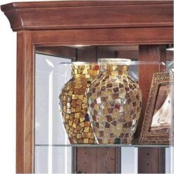 Howard Miller Lynwood Corner Curio Cabinet 680-345 – Windsor Cherry Glass Case With Light 12 Howard Miller Lynwood Corner Curio Cabinet 680-345 – Windsor Cherry Glass Case With Light -Amazon Store 510nYGWA1nL