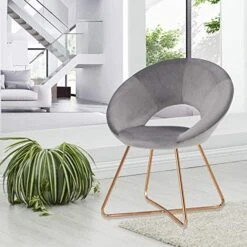 Duhome Modern Accent Velvet Chairs Dining Chairs Single Sofa Comfy Upholstered Arm Chair Living Room Furniture Mid-Century Leisure Lounge Chairs With Golden Metal Frame Legs Set Of 2 Grey 20 Duhome Modern Accent Velvet Chairs Dining Chairs Single Sofa Comfy Upholstered Arm Chair Living Room Furniture Mid-Century Leisure Lounge Chairs With Golden Metal Frame Legs Set Of 2 Grey -Amazon Store 5112rtnRUzL