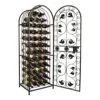 OOir OnOO Wine Rack Freestanding Floor Wrought Iron Wine Rack Jail 45 Bottles Wine Holder 53 Inch Large Hand Made European Style Wine Rack - Bronze 1 OOir OnOO Wine Rack Freestanding Floor Wrought Iron Wine Rack Jail 45 Bottles Wine Holder 53 Inch Large Hand Made European Style Wine Rack - Bronze -Amazon Store 511LGydqa3L