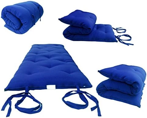 D&D Futon Furniture Cotton/Foam Traditional Japanese/Thai Floor Rolling Futon Mattresses, Yoga Meditation Mats, 3x30x80 Black 8 D&D Futon Furniture Cotton/Foam Traditional Japanese/Thai Floor Rolling Futon Mattresses, Yoga Meditation Mats, 3x30x80 Black - Image 6