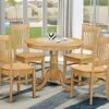 East West Furniture ANVA5-OAK-W Dining Set 2 East West Furniture ANVA5-OAK-W Dining Set -Amazon Store 511wDV6lbbL