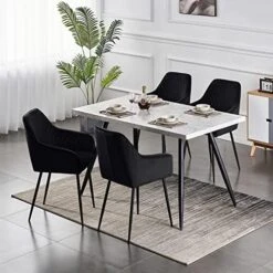 KEIVVAKN Velvet Dining Chairs Set Of 4 Green Velvet Upholstered Chairs For Dining Room Modern Tufted Dining Chair With Arms 30 KEIVVAKN Velvet Dining Chairs Set Of 4 Green Velvet Upholstered Chairs For Dining Room Modern Tufted Dining Chair With Arms -Amazon Store 512eXWTPWoL. AC