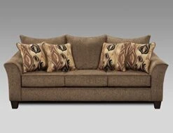 Roundhill Furniture Camero Cafe Fabric 4 Piece Living Room Set