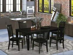 East West Furniture Dining Table Set, 9-Piece, ALGWE9-LWH-W 29 East West Furniture Dining Table Set, 9-Piece, ALGWE9-LWH-W -Amazon Store 5136UBirS7L. AC