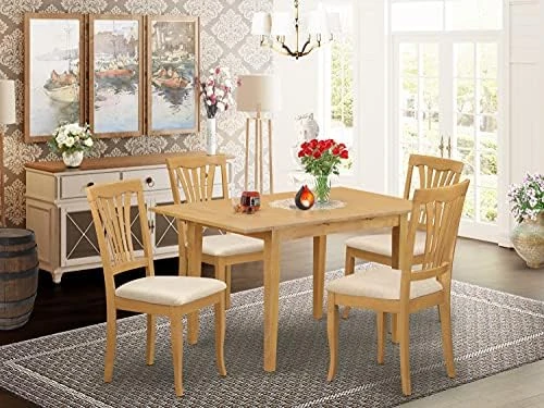5 PcTable And Chair Set - Dining Table For Small Spaces And 4 Dining Chairs 15 5 PcTable And Chair Set - Dining Table For Small Spaces And 4 Dining Chairs - Image 13