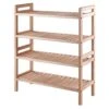 Winsome Mercury Shoe Rack, Natural, 27.24x10.71x32.01