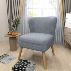 UIXE 3 Piece Indoor Comfy Sectional Sofa With Accent Chairs For Living Room, Linen Fabric Couch Modern Bedroom Loveseat 2-Seat Armchair For Home Apartment Small Space (Yellow) -Amazon Store 5146lcfXpZL. AC