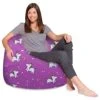 Posh Beanbags Bean Bag Chair, X-Large Machine Washable - Canvas Unicorn And Rainbows On Purple 1 Posh Beanbags Bean Bag Chair, X-Large Machine Washable - Canvas Unicorn And Rainbows On Purple -Amazon Store 514J4DZCZwS