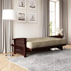 DHP 8 Inch Independently Encased Coil Futon Mattress, Tan Microfiber 11 DHP 8 Inch Independently Encased Coil Futon Mattress, Tan Microfiber -Amazon Store 514To6Mz7sL