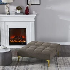 FULife 35.5" Futon Sofa Convertible Sleeper Bed Daybed Single Sofá Chair,Folding Recliner,Armless Couches With Gold Metal Legs Teddy Fabric For Living Room Apartment Office Space Furniture Set, Taupe 9 FULife 35.5" Futon Sofa Convertible Sleeper Bed Daybed Single Sofá Chair,Folding Recliner,Armless Couches With Gold Metal Legs Teddy Fabric For Living Room Apartment Office Space Furniture Set, Taupe -Amazon Store 514uQrlmW6L