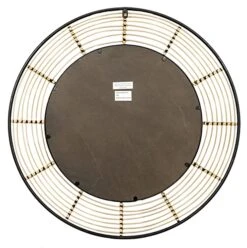 RiteSune 28 Inch Round Rattan Wall Mirror, Black Metal Frame Decorative Mirror, Fit For Bathroom, Vanity, Living Room, Bedroom, Entryway 11 RiteSune 28 Inch Round Rattan Wall Mirror, Black Metal Frame Decorative Mirror, Fit For Bathroom, Vanity, Living Room, Bedroom, Entryway -Amazon Store 5153OwoKkvL