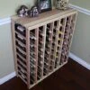 Creekside 56 Bottle Table Wine Rack (Redwood) By Creekside - Exclusive 12 Inch Deep Design Conceals Entire Wine Bottles. Hand-sanded To Perfection!, Redwood -Amazon Store 515axu72ErL