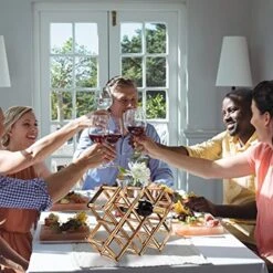 ZEAYEA 2 Pack Wood Wine Bottle Holder, Foldable Countertop Wine Rack With 20 Bottles, Free Standing Wine Storage Rack Display Shelf For Home, Kitchen, Bar, Cabinet, Pantry 10 ZEAYEA 2 Pack Wood Wine Bottle Holder, Foldable Countertop Wine Rack With 20 Bottles, Free Standing Wine Storage Rack Display Shelf For Home, Kitchen, Bar, Cabinet, Pantry -Amazon Store 515f324Xt9L