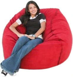 Cozy Sack 3-BB-CINNABAR Bean Bag Chair, 3 Foot XL -Amazon Store 516C53ZpGSL. AC