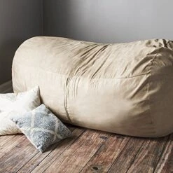 Jaxx 7 Foot Giant Bean Bag Sofa, Camel 14 Jaxx 7 Foot Giant Bean Bag Sofa, Camel -Amazon Store 517Jzwq412L