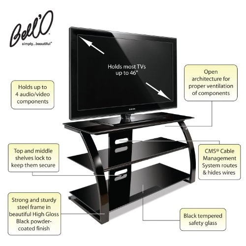 Bell'O PVS4204HG Audio/Video Furniture For 27 To 46-Inch TV 5 Bell'O PVS4204HG Audio/Video Furniture For 27 To 46-Inch TV - Image 3