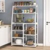 Tribesigns 8-Tier Industrial Baker's Rack With Storage Shelves, Free Standing Microwave Oven Stand Spice Rack For Kitchen, Utility Storage Shelf Organizer For Home -Amazon Store 517nJNERqCL