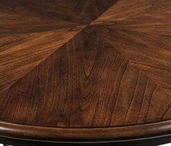 Signature Design By Ashley D372-15 Round Style Centiar Dining Room Table, Standard, Rustic Brown - Mid Century Modern -Amazon Store 517yPTzg5IL