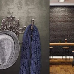 Relaxdays Wall-Mounted Coat Rack, 4 Hooks, Cast Iron, Country House Style, H X W X D: 20.5x34x12.5 Cm, Diff. Colours 12 Relaxdays Wall-Mounted Coat Rack, 4 Hooks, Cast Iron, Country House Style, H X W X D: 20.5x34x12.5 Cm, Diff. Colours -Amazon Store 518PMqfsDbL