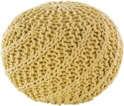 Artistic Weavers McIntosh Cotton Knitted Round Pouf 14"H X 20"W X 20"D,Saffron 26 Artistic Weavers McIntosh Cotton Knitted Round Pouf 14"H X 20"W X 20"D,Saffron -Amazon Store 518R7w4ltqL. AC