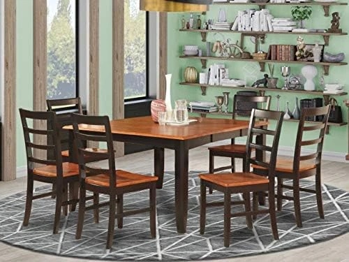 East West Furniture PARF9-CAP-W, Wood Seat 15 East West Furniture PARF9-CAP-W, Wood Seat - Image 13