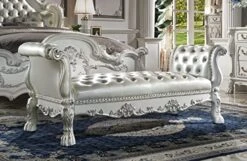 Acme Furniture Dresden Bench, White -Amazon Store 5194ZEPkQJL