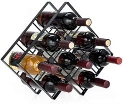 Home Zone Living Wine Rack For Countertop - Holds Up To 8 Bottles 15 Home Zone Living Wine Rack For Countertop - Holds Up To 8 Bottles -Amazon Store 519evTplAQL. AC