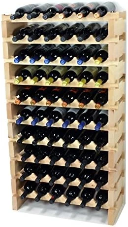 SfDisplay.com,LLC. Modular Wine Rack Beechwood 24-72 Bottle Capacity 6 Bottles Across Up To 12 Rows Newest Improved Model (48 Bottles - 8 Rows) 12 SfDisplay.com,LLC. Modular Wine Rack Beechwood 24-72 Bottle Capacity 6 Bottles Across Up To 12 Rows Newest Improved Model (48 Bottles - 8 Rows) - Image 10