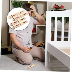 DOITOOL Bed Hinge Bed Headboard Bed Frames Bed Railing Surface Mounted Bed Rail Brackets Bed Frame Hook Brackets Bed Rail Mounting Brackets Headboard Bracket Bed Rail Fasteners Iron 12 Pcs -Amazon Store 51Aa0rItkHL