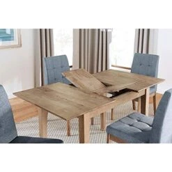 Progressive Furniture Badalona Butterfly Dining Table, 42" Leaf Extends To 54" W X 30" D X 30" H, Light Oak 7 Progressive Furniture Badalona Butterfly Dining Table, 42" Leaf Extends To 54" W X 30" D X 30" H, Light Oak -Amazon Store 51B7cBDApKL