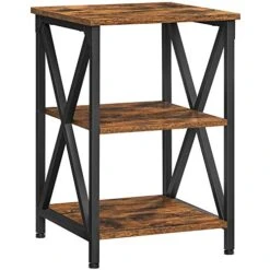 VASAGLE TV Stand For Up To 65-Inch Televisions, 57.9 X 15.7 X 19.7, Rustic Brown & End Table, Side Table With Storage, 15.7 X 15.7 X 23.6 Inch, Rustic Brown And Black ULET278B01V1 12 VASAGLE TV Stand For Up To 65-Inch Televisions, 57.9 X 15.7 X 19.7, Rustic Brown & End Table, Side Table With Storage, 15.7 X 15.7 X 23.6 Inch, Rustic Brown And Black ULET278B01V1 -Amazon Store 51B8zQ3pWKL
