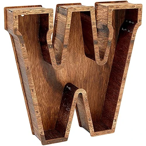 Monogram Letter Wine Cork Holder Décor (11.75 Inches) 4 Monogram Letter Wine Cork Holder Décor (11.75 Inches) - Image 2