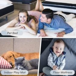 Futon Mattress Mattress Topper Full Japanese Floor Mattress Memory Foam Tatami Foldable Sleeping Mattresses Camping Mattress,Grey -Amazon Store 51CHNJWB8fL