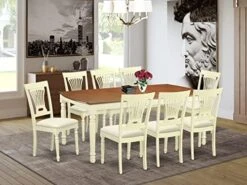 East West Furniture DOPL7-BCH-W Dining Set, 7 Pieces 25 East West Furniture DOPL7-BCH-W Dining Set, 7 Pieces -Amazon Store 51D6yYj136L. AC