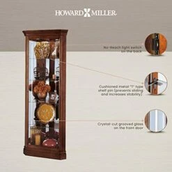 Howard Miller Lynwood Corner Curio Cabinet 680-345 – Windsor Cherry Glass Case With Light 16 Howard Miller Lynwood Corner Curio Cabinet 680-345 – Windsor Cherry Glass Case With Light -Amazon Store 51DJI7axUTL