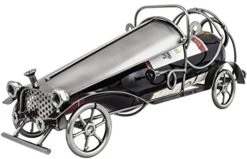 BRUBAKER Wine Bottle Holder Classic Car - Metal Sculpture - Wine Rack Decor - Tabletop - With Greeting Card -Amazon Store 51Dn2gx8DBL