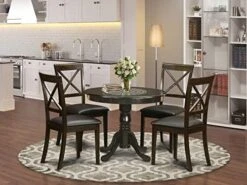 East West Furniture ANBO3-LWH-LC Dining Set, 3-Piece 18 East West Furniture ANBO3-LWH-LC Dining Set, 3-Piece -Amazon Store 51EO693vdSL. AC