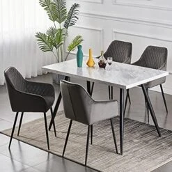 KEIVVAKN Velvet Dining Chairs Set Of 4 Green Velvet Upholstered Chairs For Dining Room Modern Tufted Dining Chair With Arms 23 KEIVVAKN Velvet Dining Chairs Set Of 4 Green Velvet Upholstered Chairs For Dining Room Modern Tufted Dining Chair With Arms -Amazon Store 51EWl4q WDS. AC